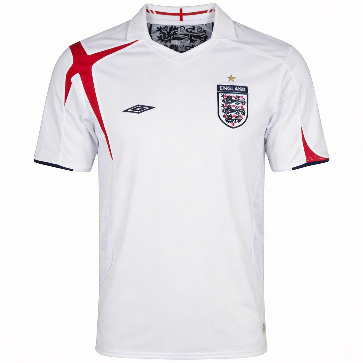 England Retro Jersey Home World Cup 2006