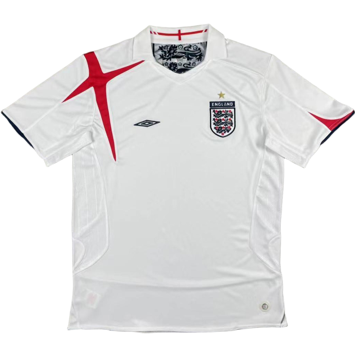 England Retro Jersey Home World Cup 2006
