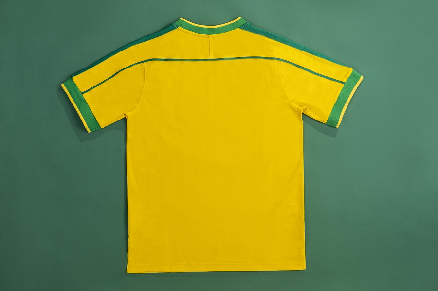 R.CARLOS #6 Retro Brazil Home Jersey World Cup 1998