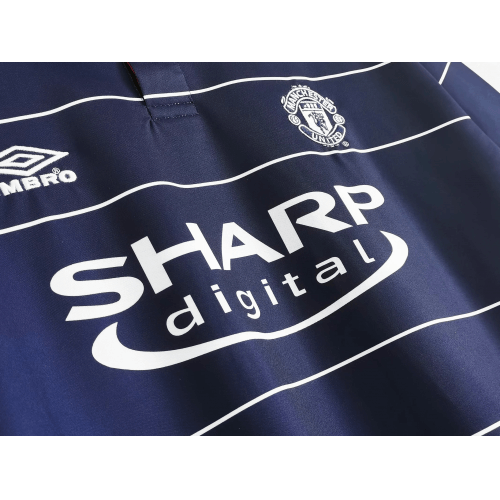 Yorke #19 Retro Manchester United Away Jersey 1999/00