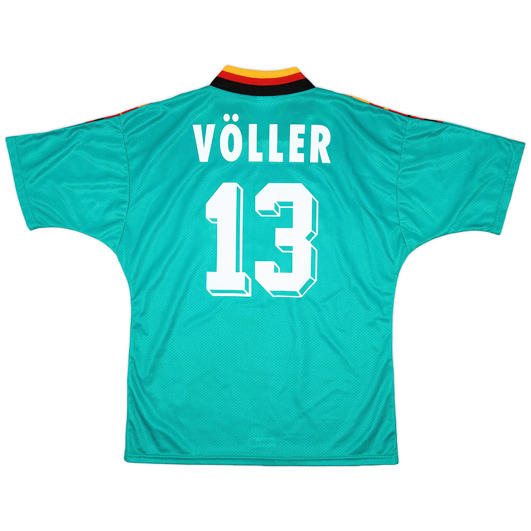 Völler #13 Germany Retro Jersey Away World Cup 1994
