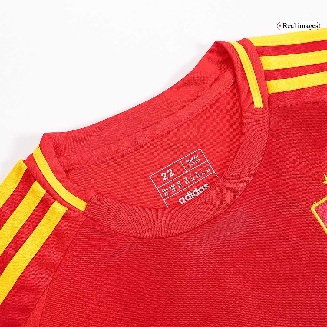 Kids Spain Home Full Jersey Kit Euro 2024 - [Super Replica]