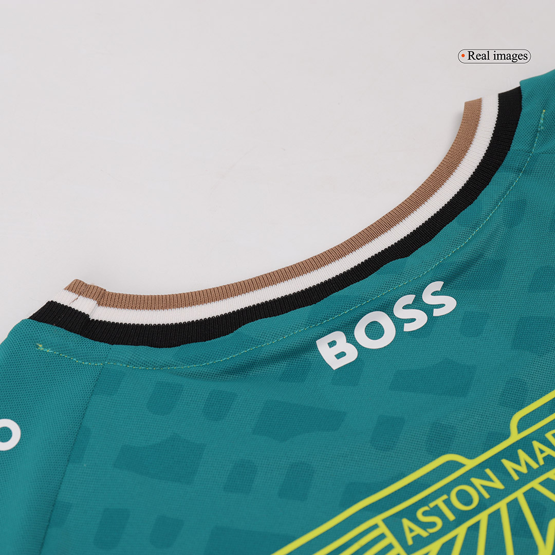 Discount Aston Martin Aramco Cognizant F1 Racing Team Fernando Alonso Driver T-Shirt 2024