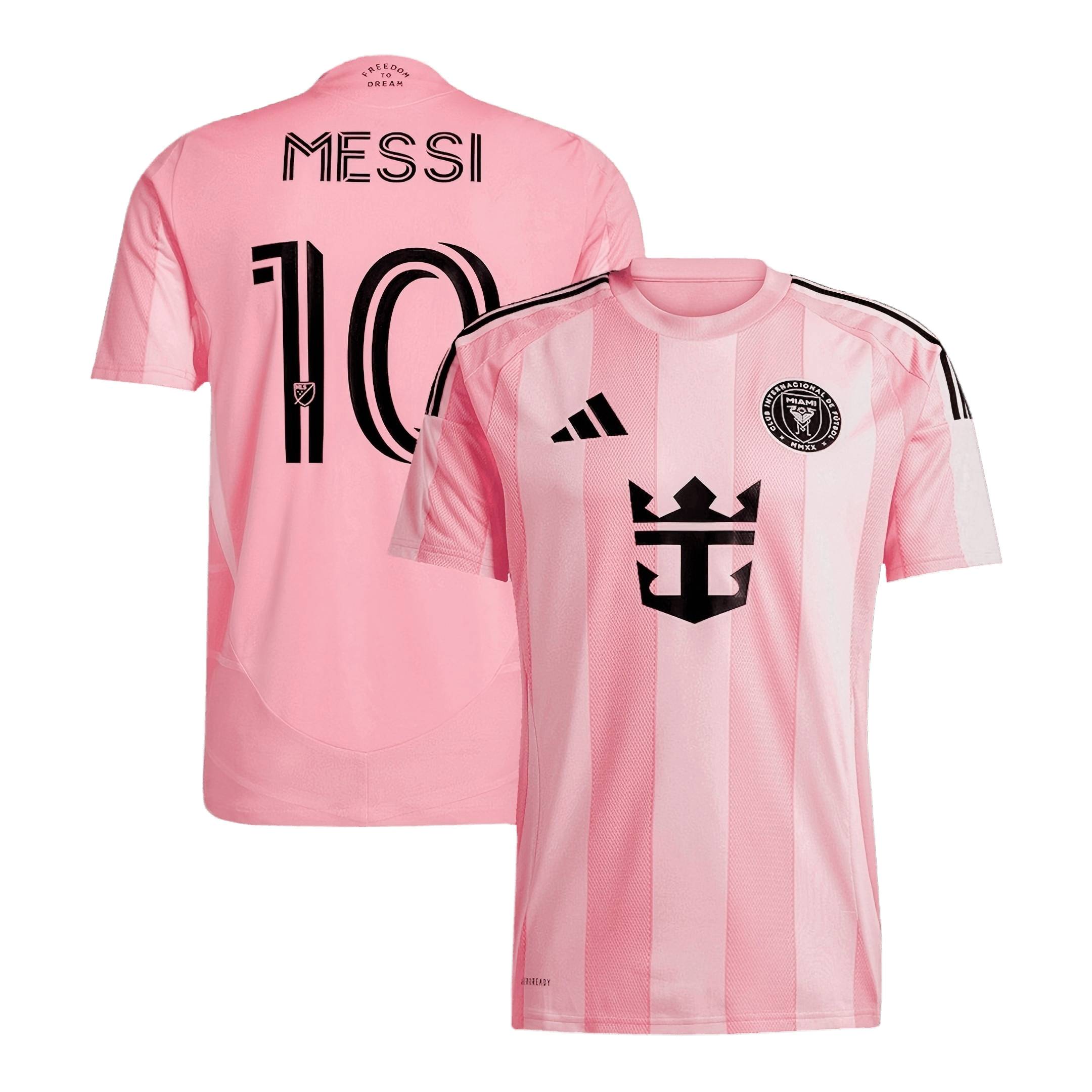 MESSI #10 Inter Miami Home Soccer Jersey 2025 Pink