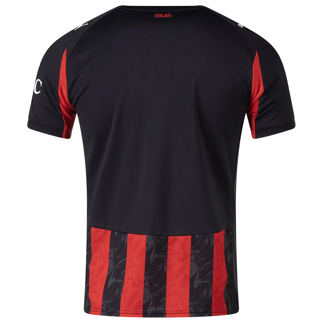 AC Milan Home Soccer Jersey Kit(Jersey+Shorts) 2025/26 Red&Black