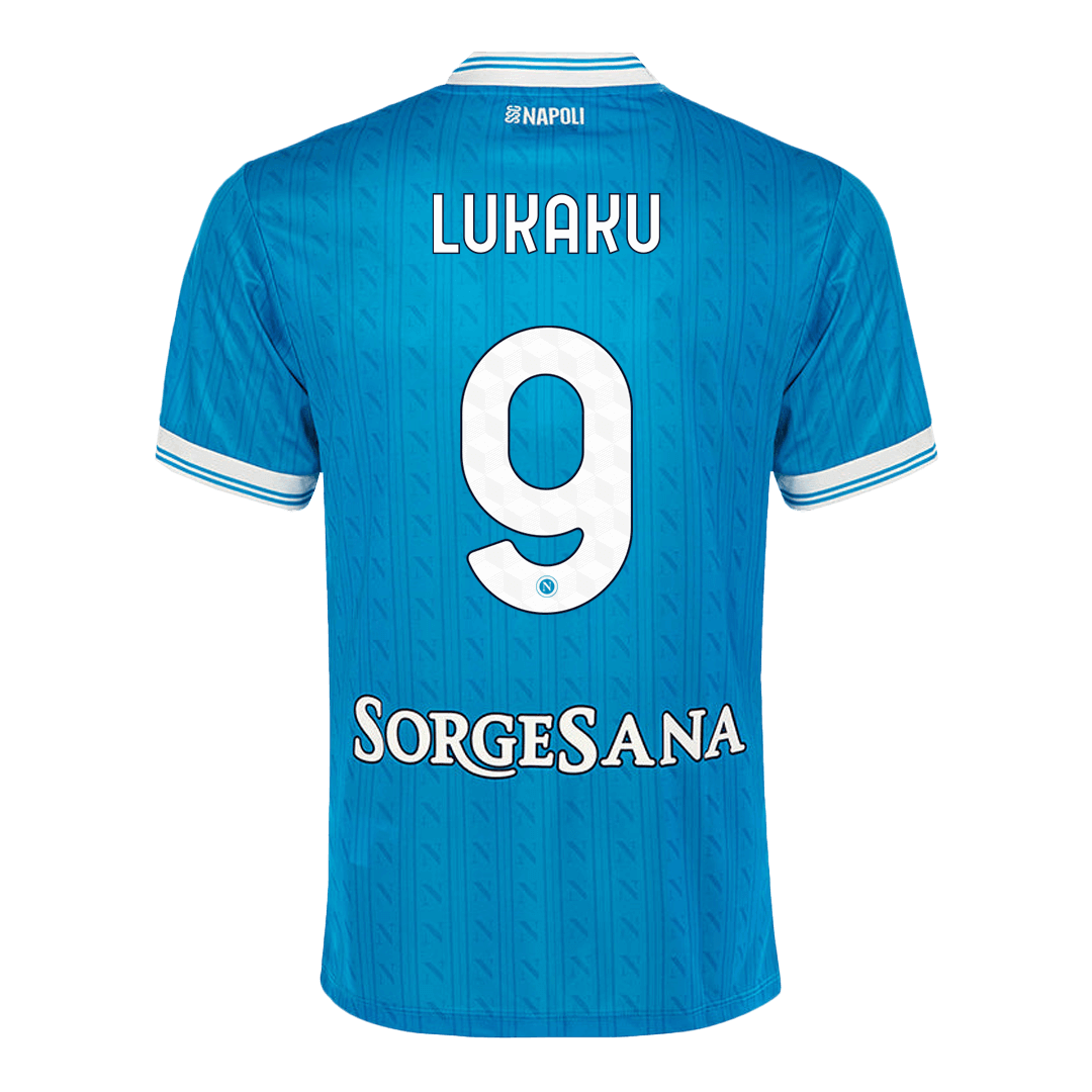 LUKAKU #9 Napoli Home Soccer Jersey 2025/26 Blue