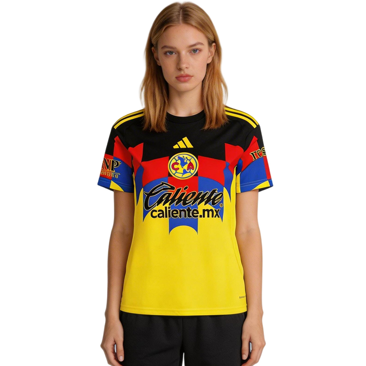 Women's Club America Home Soccer Jersey 2025/26 Yellow