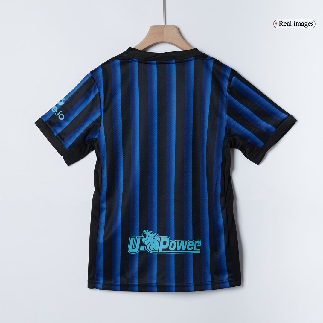 Kid's Inter Milan Home Soccer Jersey Kit(Jersey+Shorts+Socks) 2025/26 Blue&Black