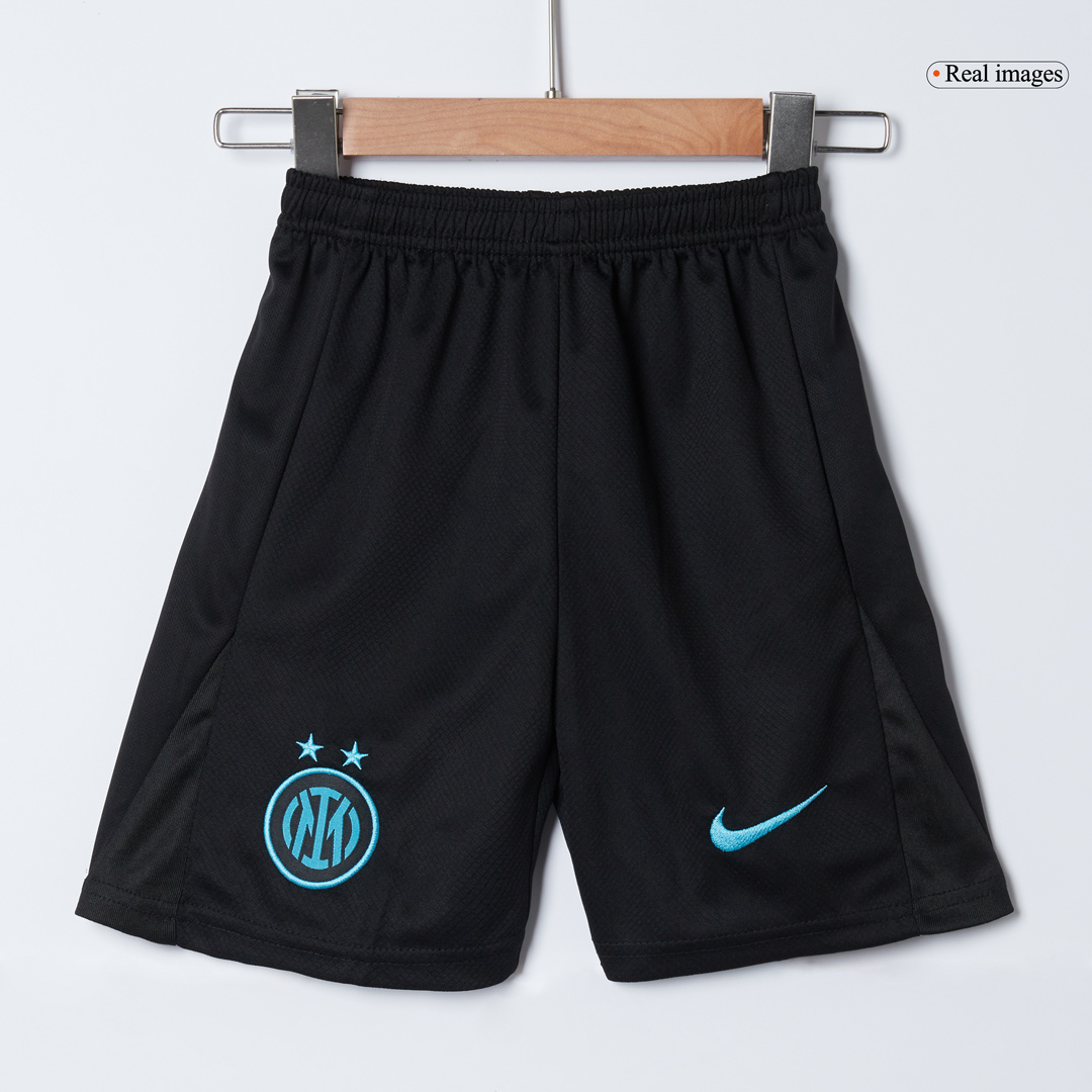 Kid's Inter Milan Home Soccer Jersey Kit(Jersey+Shorts+Socks) 2025/26 Blue&Black