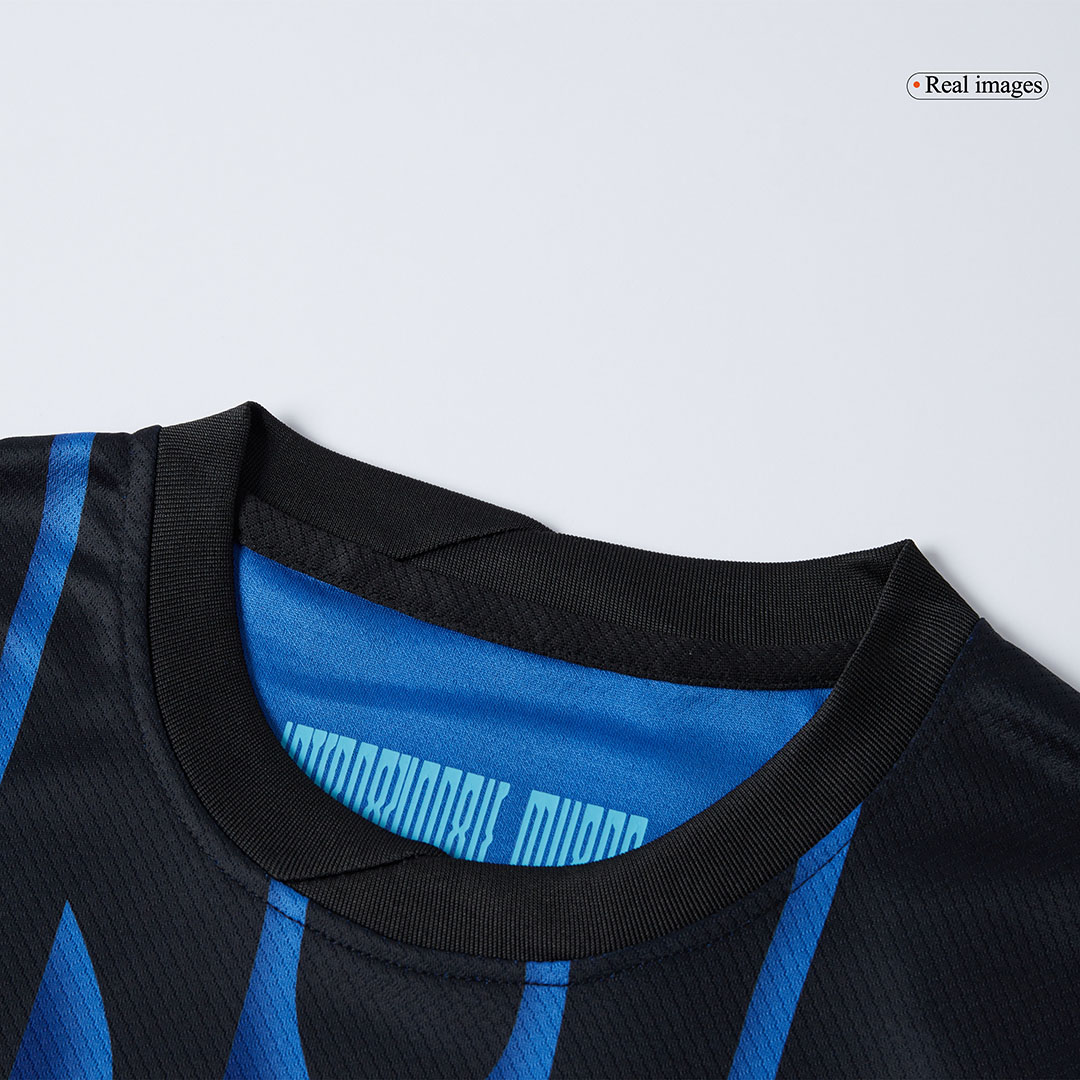 Kid's Inter Milan Home Soccer Jersey Kit(Jersey+Shorts+Socks) 2025/26 Blue&Black