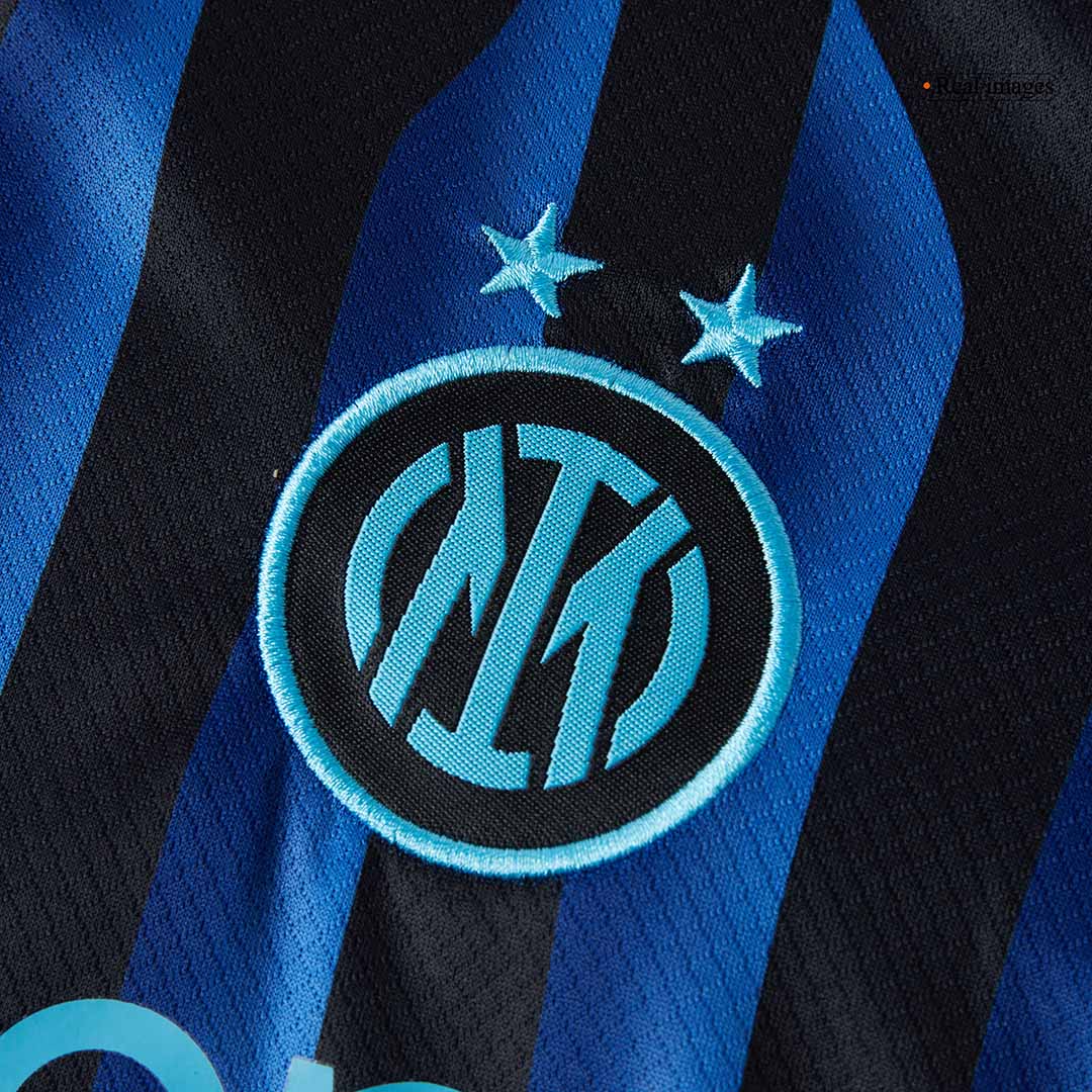 Kid's Inter Milan Home Soccer Jersey Kit(Jersey+Shorts+Socks) 2025/26 Blue&Black