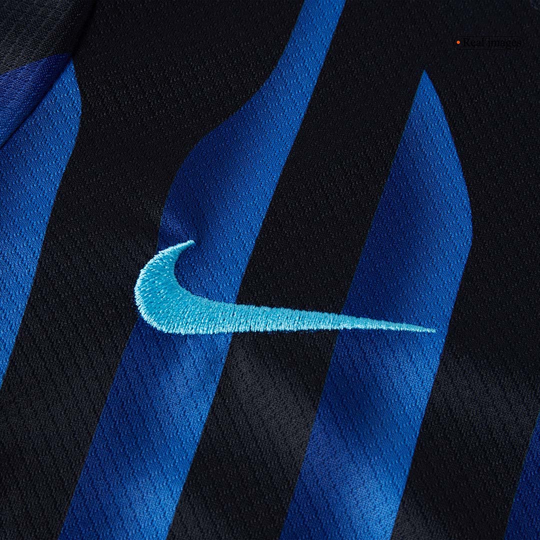 Kid's Inter Milan Home Soccer Jersey Kit(Jersey+Shorts+Socks) 2025/26 Blue&Black