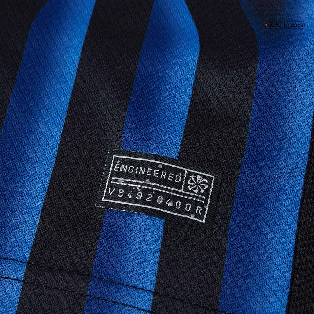 Kid's Inter Milan Home Soccer Jersey Kit(Jersey+Shorts+Socks) 2025/26 Blue&Black