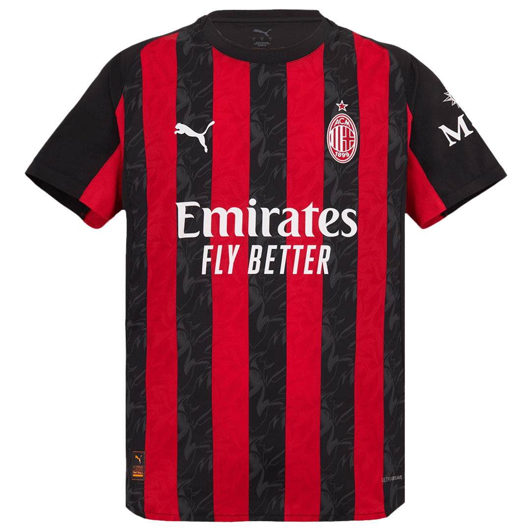 Authentic AC Milan Home Jersey 2025/26 Red&Black