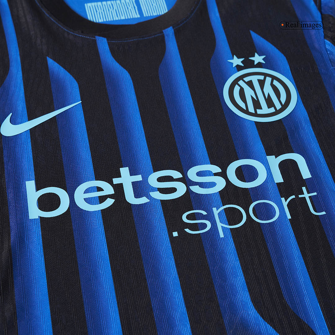 DUMFRIES #2 Authentic Inter Milan Home Soccer Jersey 2025/26 Blue&Black