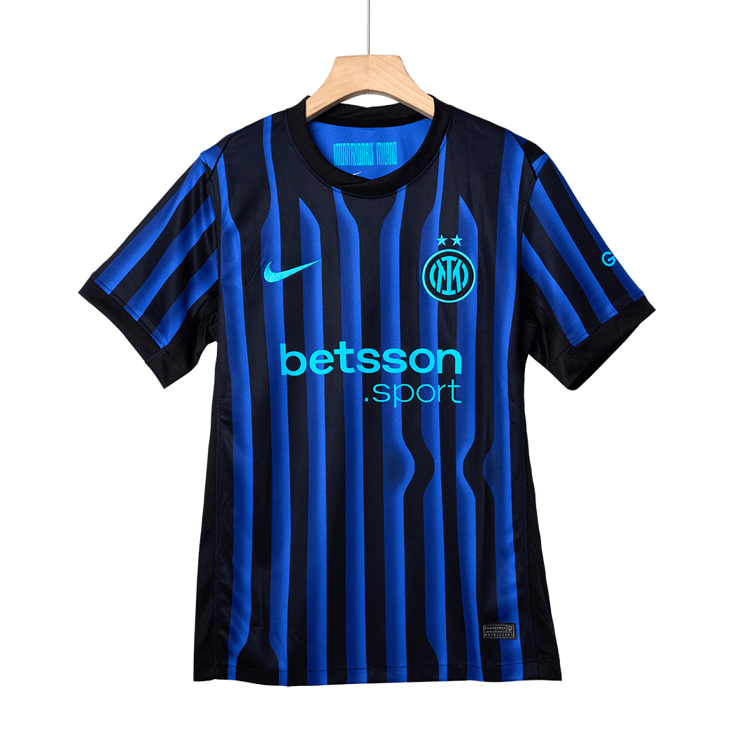 DUMFRIES #2 Inter Milan Home Soccer Jersey 2025/26 Blue&Black