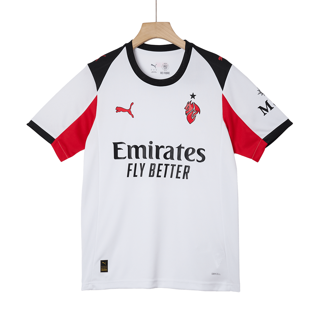 PULISIC #11 AC Milan Away Soccer Jersey 2025/26 White