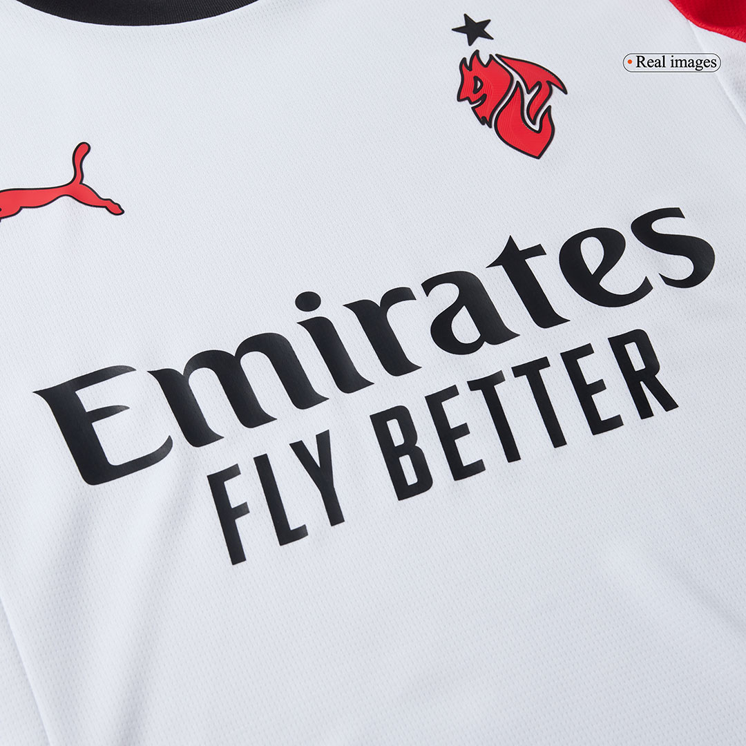 PULISIC #11 AC Milan Away Soccer Jersey 2025/26 White