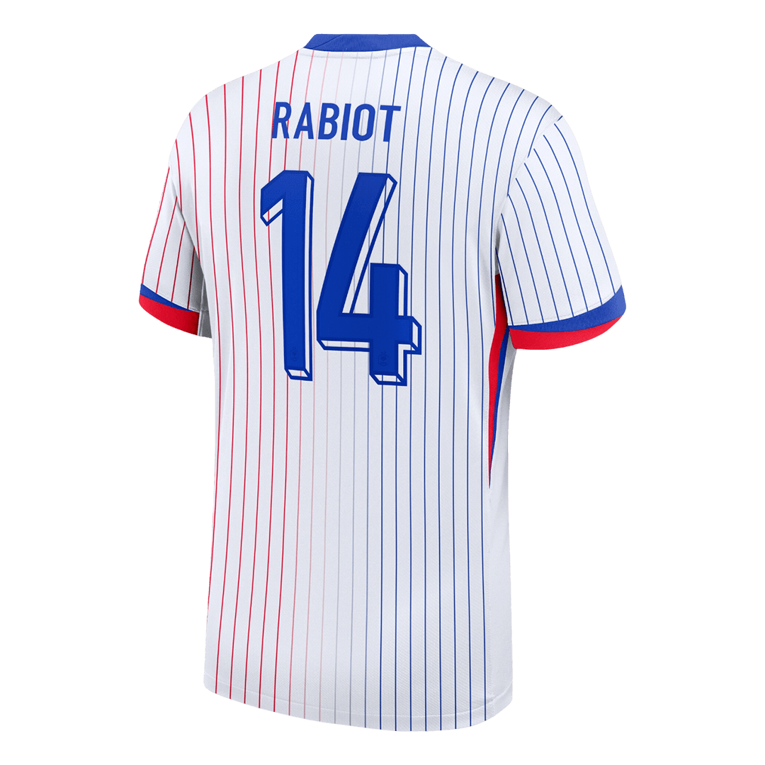 RABIOT #14 France Euro Away Soccer Jersey 2024 White