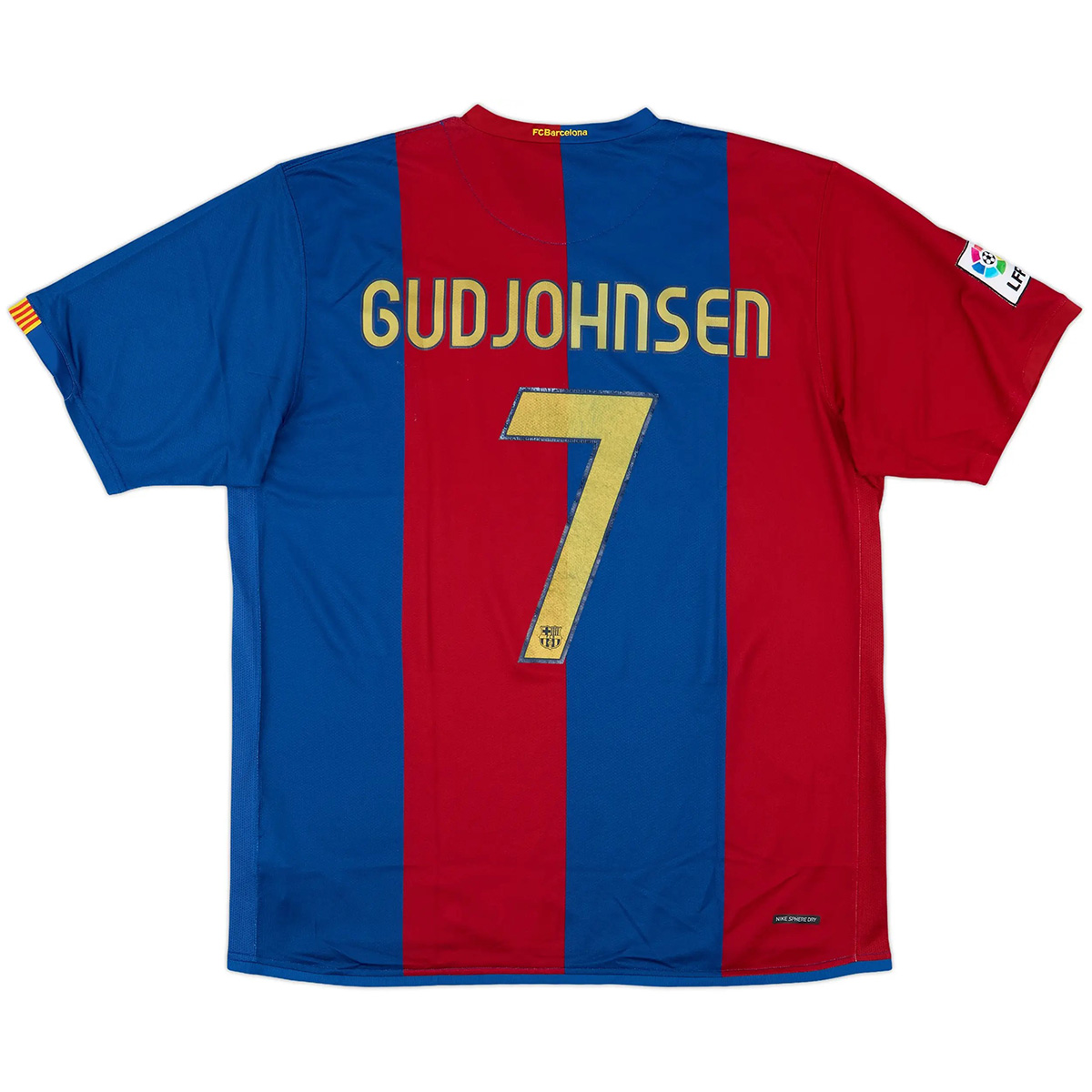 Ronaldinho #10 Retro Barcelona Home Jersey 2006/07
