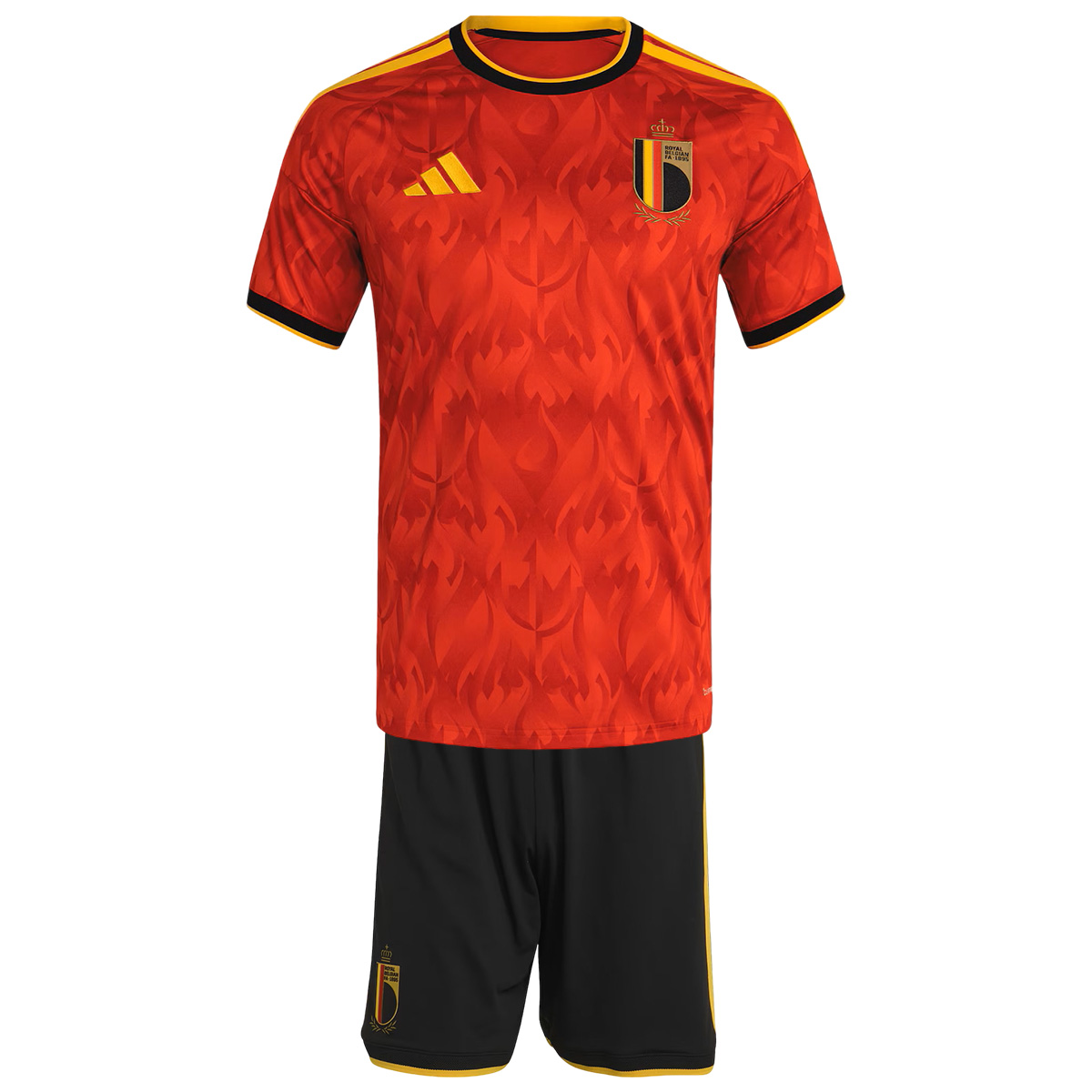 Kid's Belgium Home Soccer Jersey Kit(Jersey+Shorts) World Cup 2026 Red