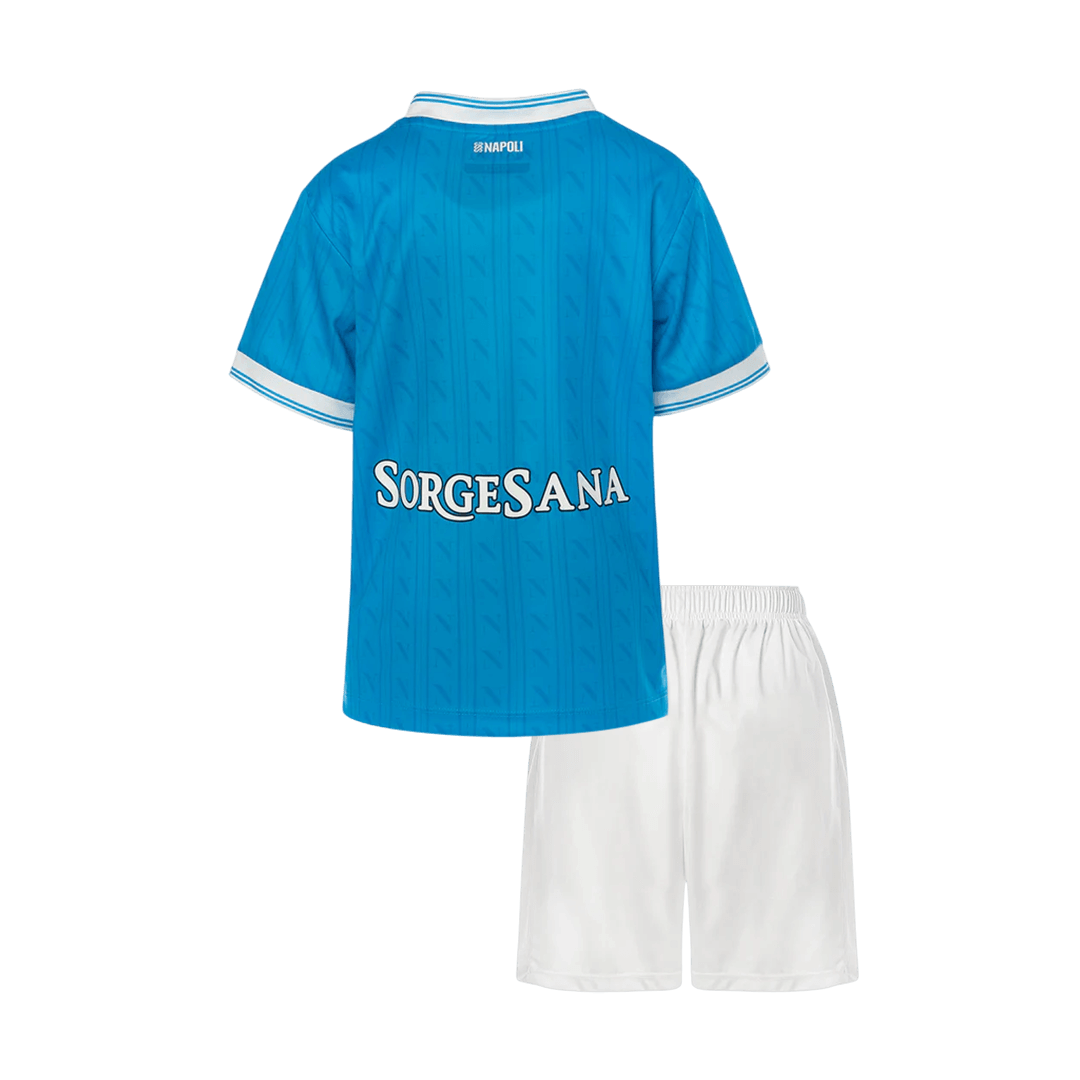 Kid's Napoli Home Soccer Jersey Kit(Jersey+Shorts) 25/26 Blue