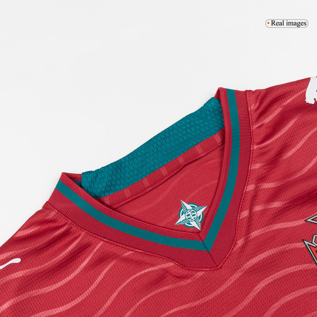 Kid's Portugal Home Soccer Jersey Kit(Jersey+Shorts) World Cup 2026 Red