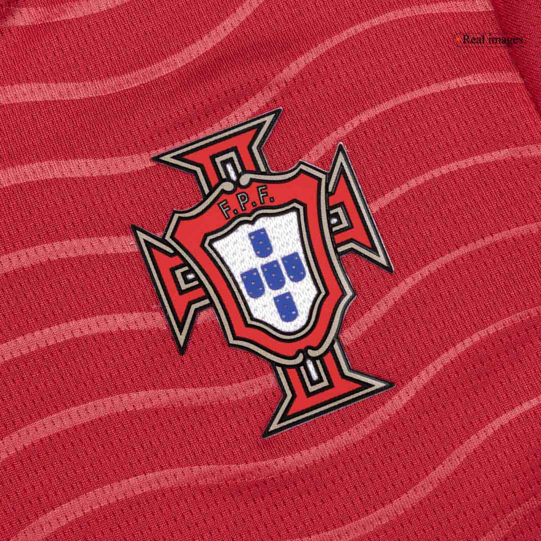 Kid's Portugal Home Soccer Jersey Kit(Jersey+Shorts) World Cup 2026 Red