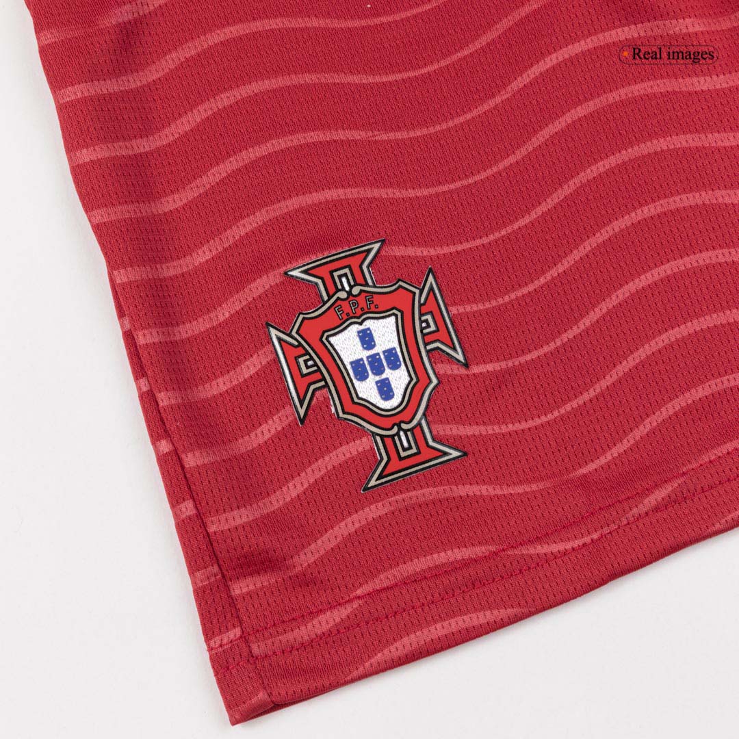 Kid's Portugal Home Soccer Jersey Kit(Jersey+Shorts) World Cup 2026 Red