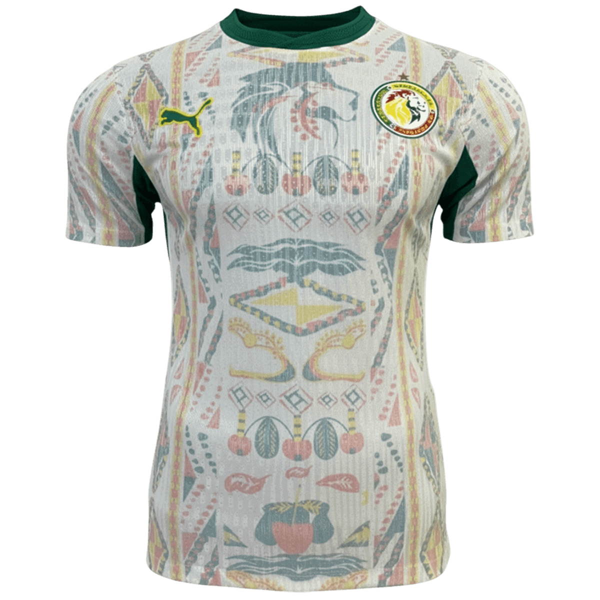 Player Version Senegal Home Soccer Jersey World Cup 2026 White