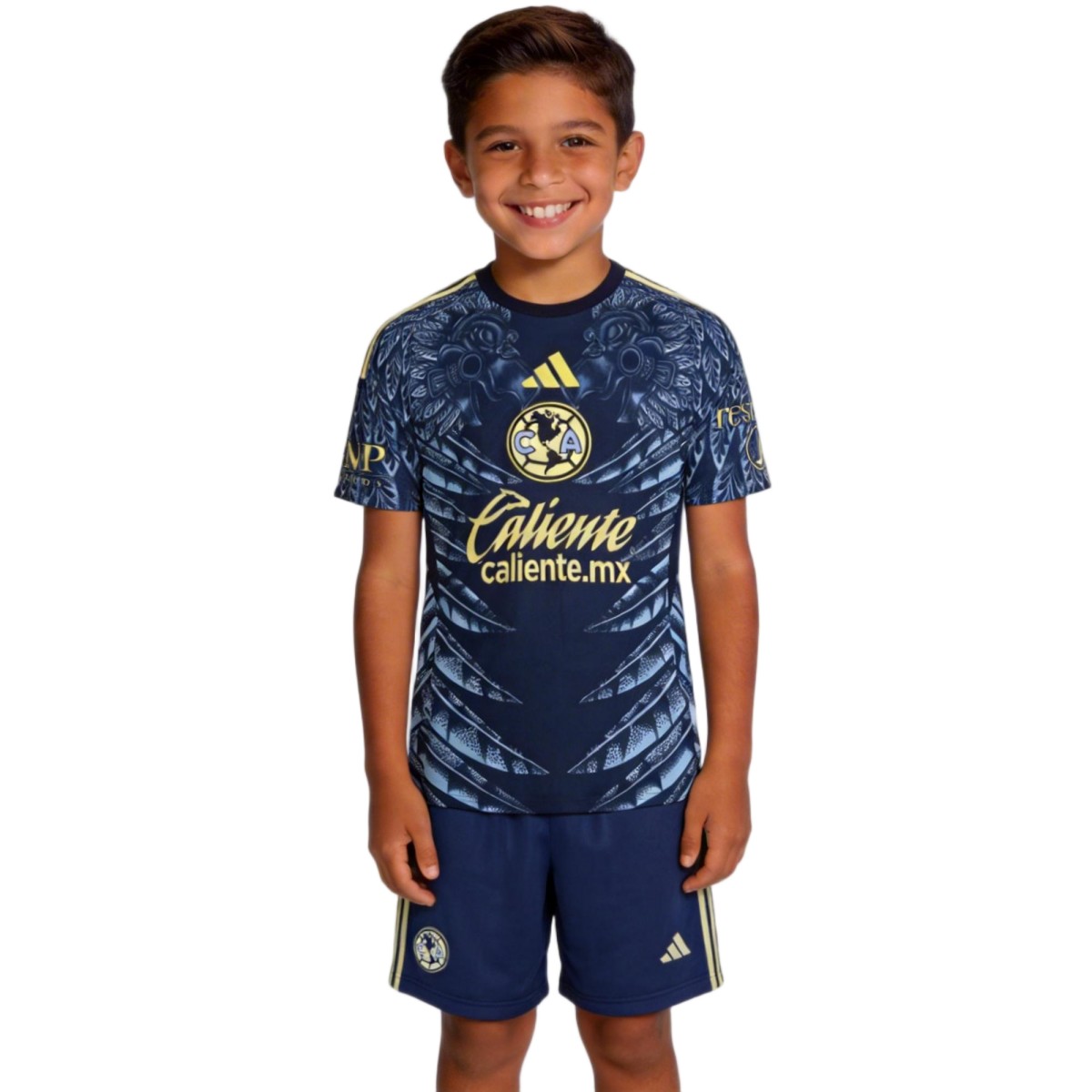 Kid's Club America Away Soccer Jersey Kit(Jersey+Shorts) 25/26 Navy