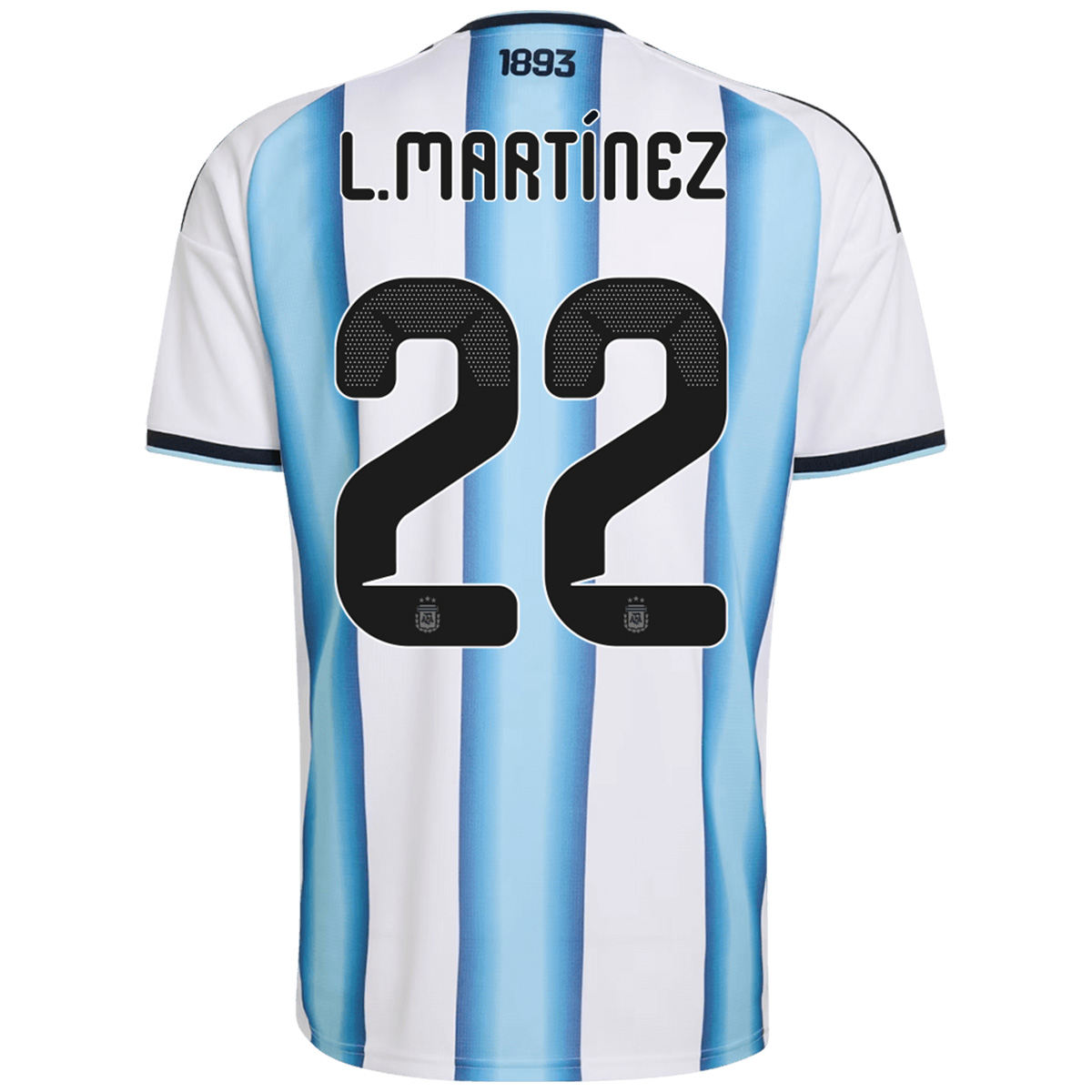 L.MARTÍNEZ #22 Argentina Home Soccer Jersey World Cup 2026 Blue&White