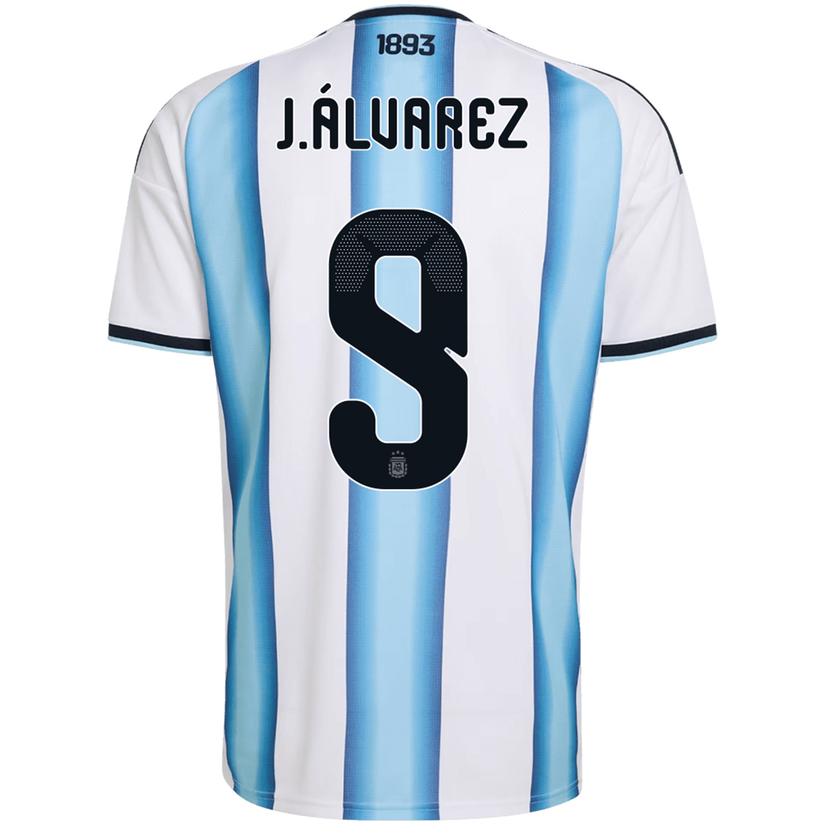J.ÁLVAREZ #9 Argentina Home Soccer Jersey World Cup 2026 Blue&White