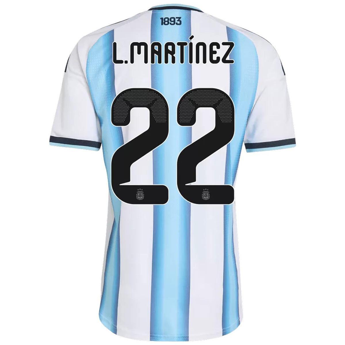 L.MARTÍNEZ #22 Player Version Argentina Home Soccer Jersey World Cup 2026 Blue&White