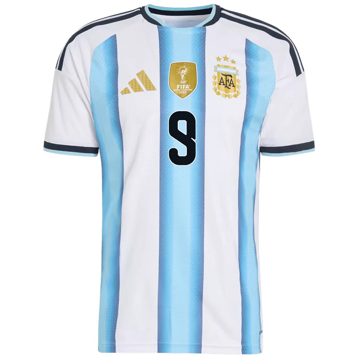 J.ÁLVAREZ #9 Player Version Argentina Home Soccer Jersey World Cup 2026 Blue&White