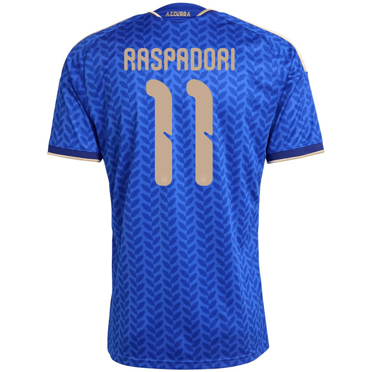 RASPADORI #11 Italy Home Soccer Jersey World Cup 2026 Blue