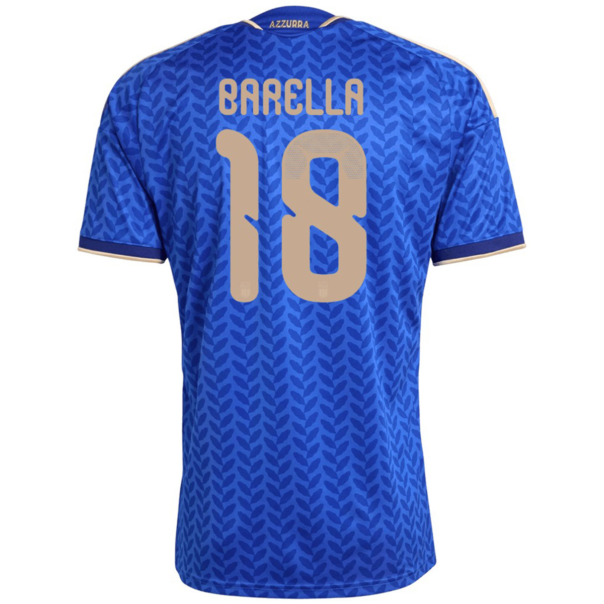 BARELLA #18 Italy Home Soccer Jersey World Cup 2026 Blue