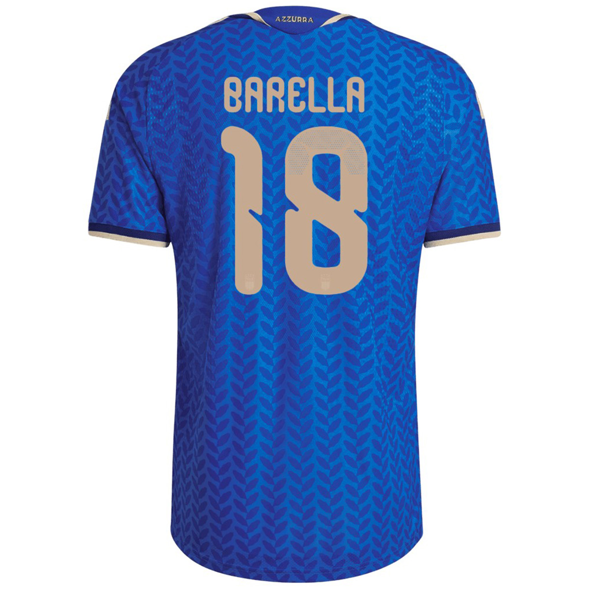 BARELLA #18 Player Version Italy Home Soccer Jersey World Cup 2026 Blue