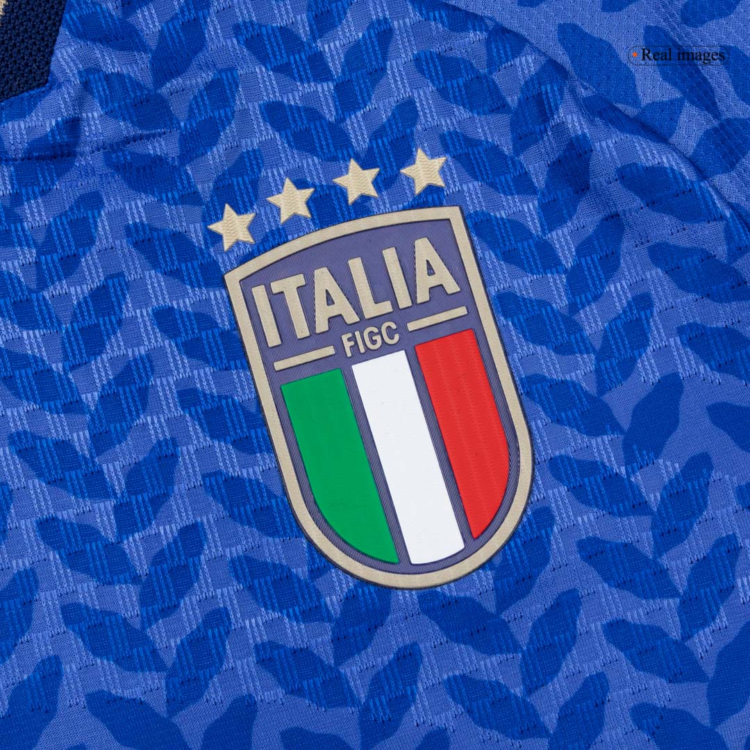 RASPADORI #11 Player Version Italy Home Soccer Jersey World Cup 2026 Blue