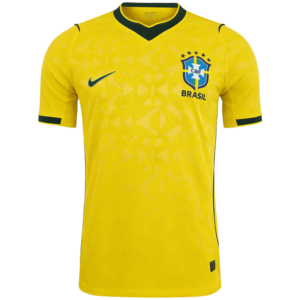 Player Version Brazil Home Soccer Jersey World Cup 2026 Yellow