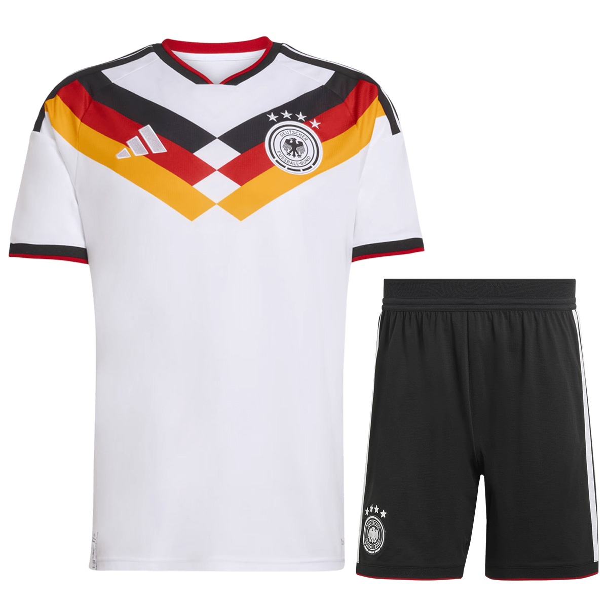 Germany Home Soccer Jersey Kit(Jersey+Shorts) World Cup 2026 White