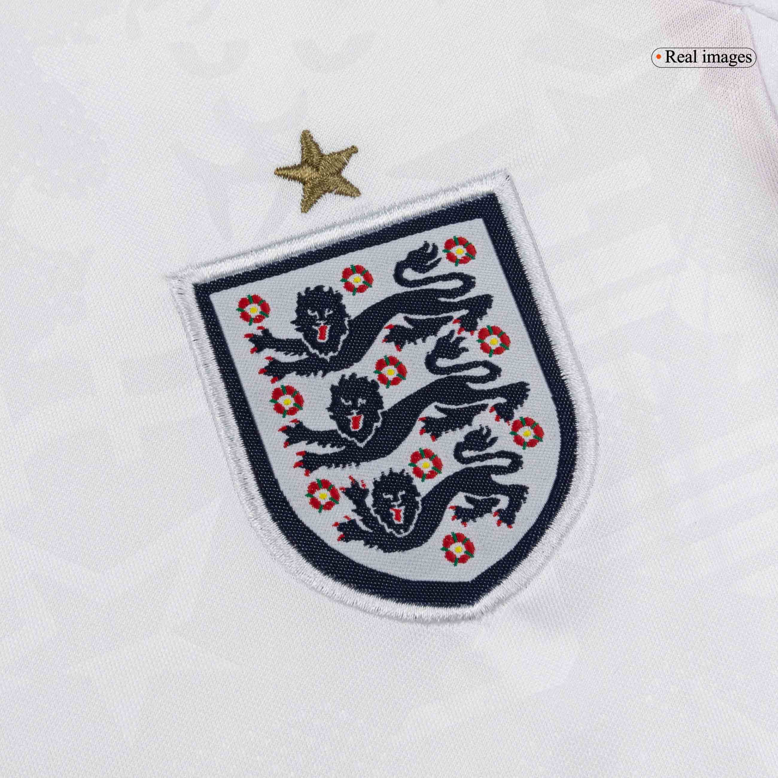 Kid's England Home Soccer Jersey Kit(Jersey+Shorts) World Cup 2026 White