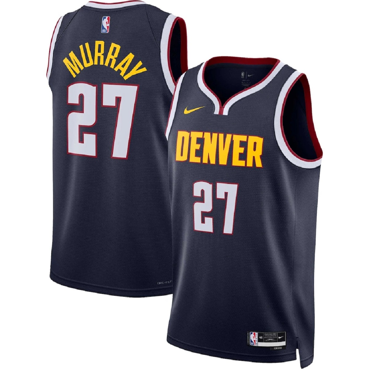 Murray #27 Denver Nuggets Swingman Navy NBA Jersey - Icon Edition