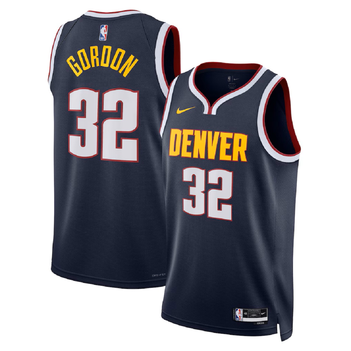 Gordon #32 Denver Nuggets Swingman Navy NBA Jersey - Icon Edition