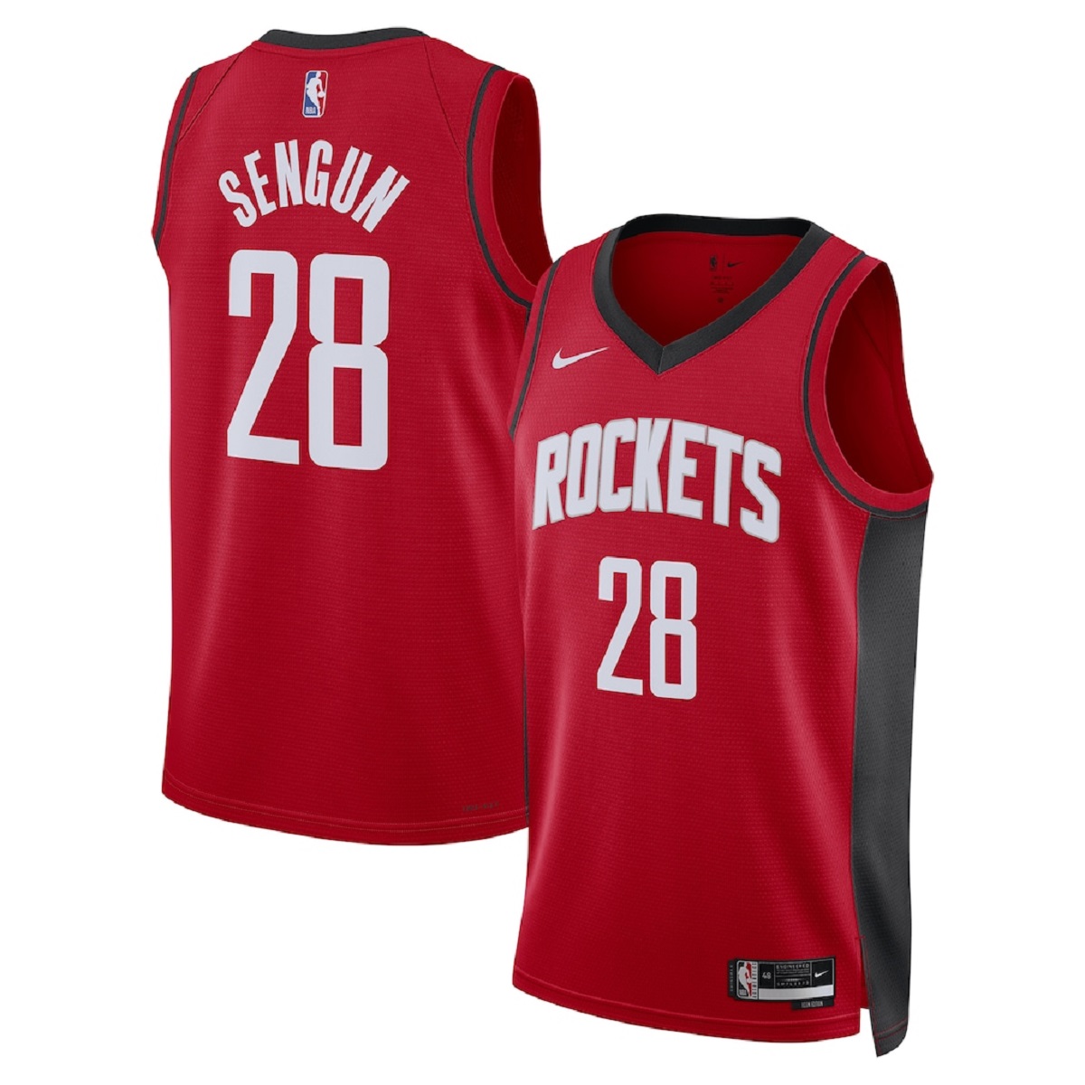 Şengün#28 Houston Rockets Swingman Red NBA Jersey - Icon Edition