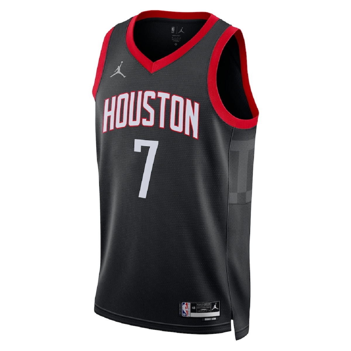 Durant#7 Houston Rockets Swingman Black NBA Jersey - Statement Edition