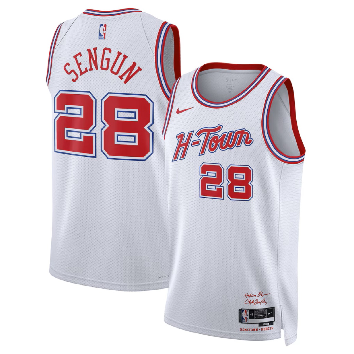 Şengün#28 Houston Rockets Swingman White 25/26 NBA Jersey - City Edition
