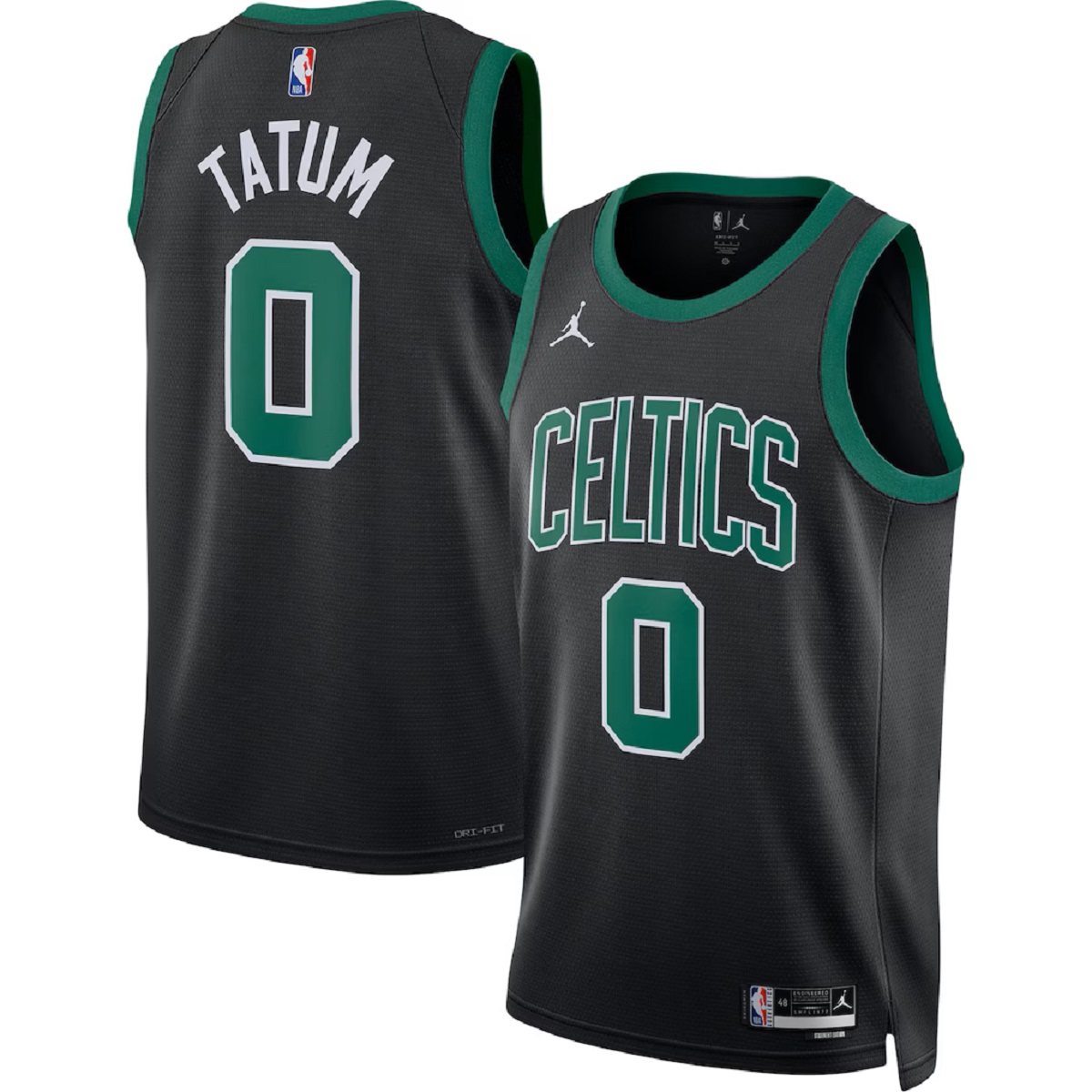 Tatum #0 Boston Celtics Swingman Black NBA Jersey - Statement Edition