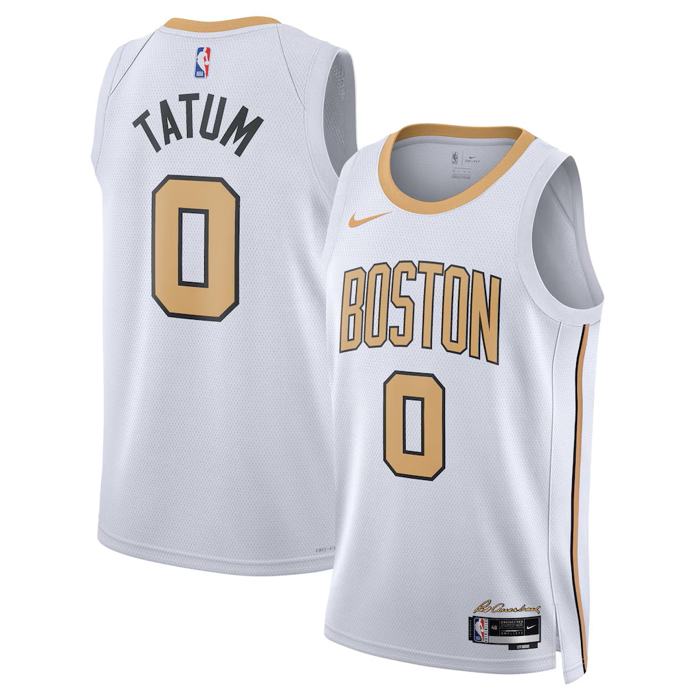 Tatum #0 Boston Celtics Swingman White 25/26 NBA Jersey - City Edition