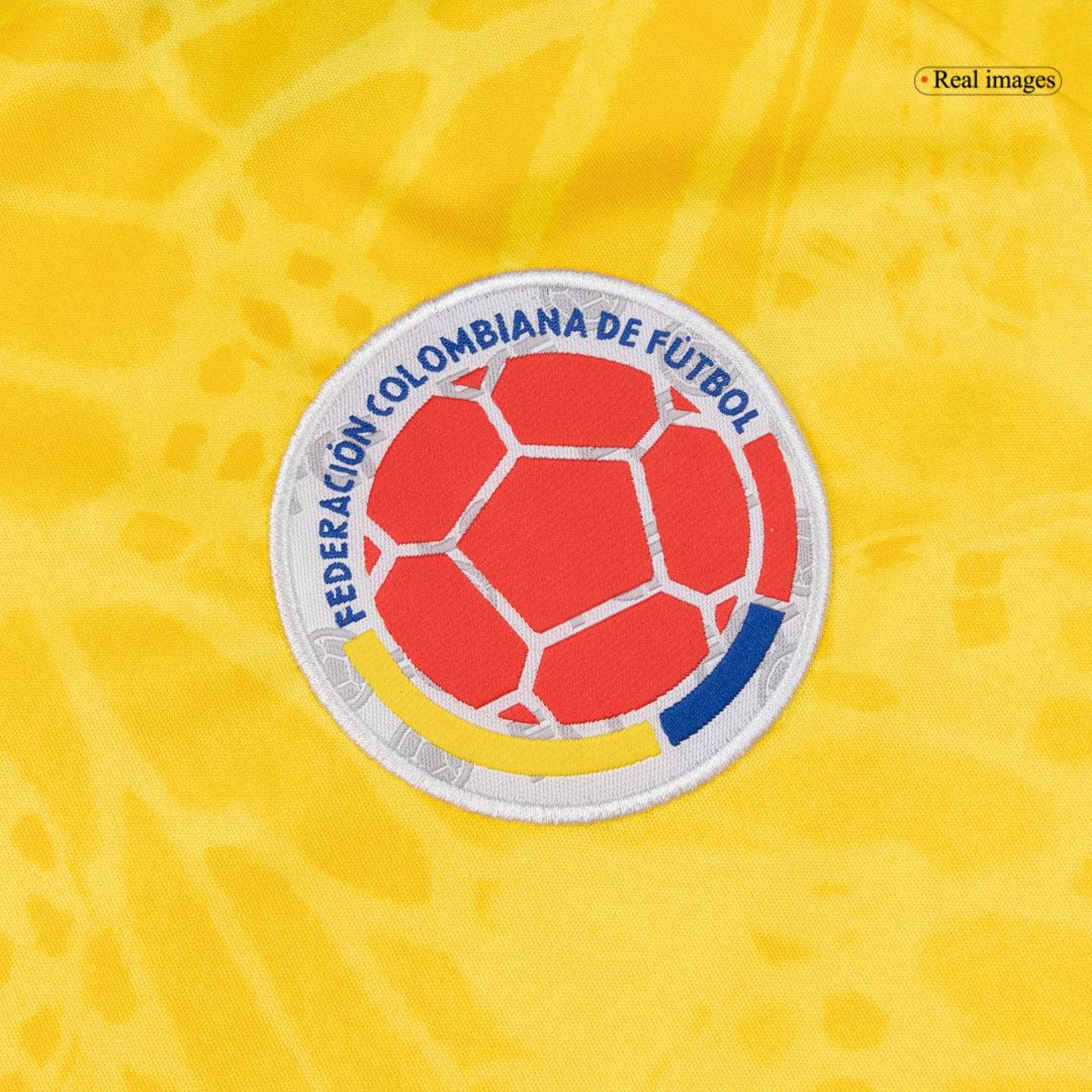 Colombia Home Soccer Jersey Kit(Jersey+Shorts) World Cup 2026 Yellow